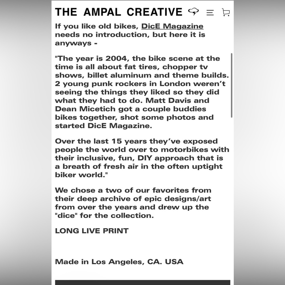 DiCe Mazagine X Ampal Creative Bones II Snapback NWOT!! - Picture 6 of 6